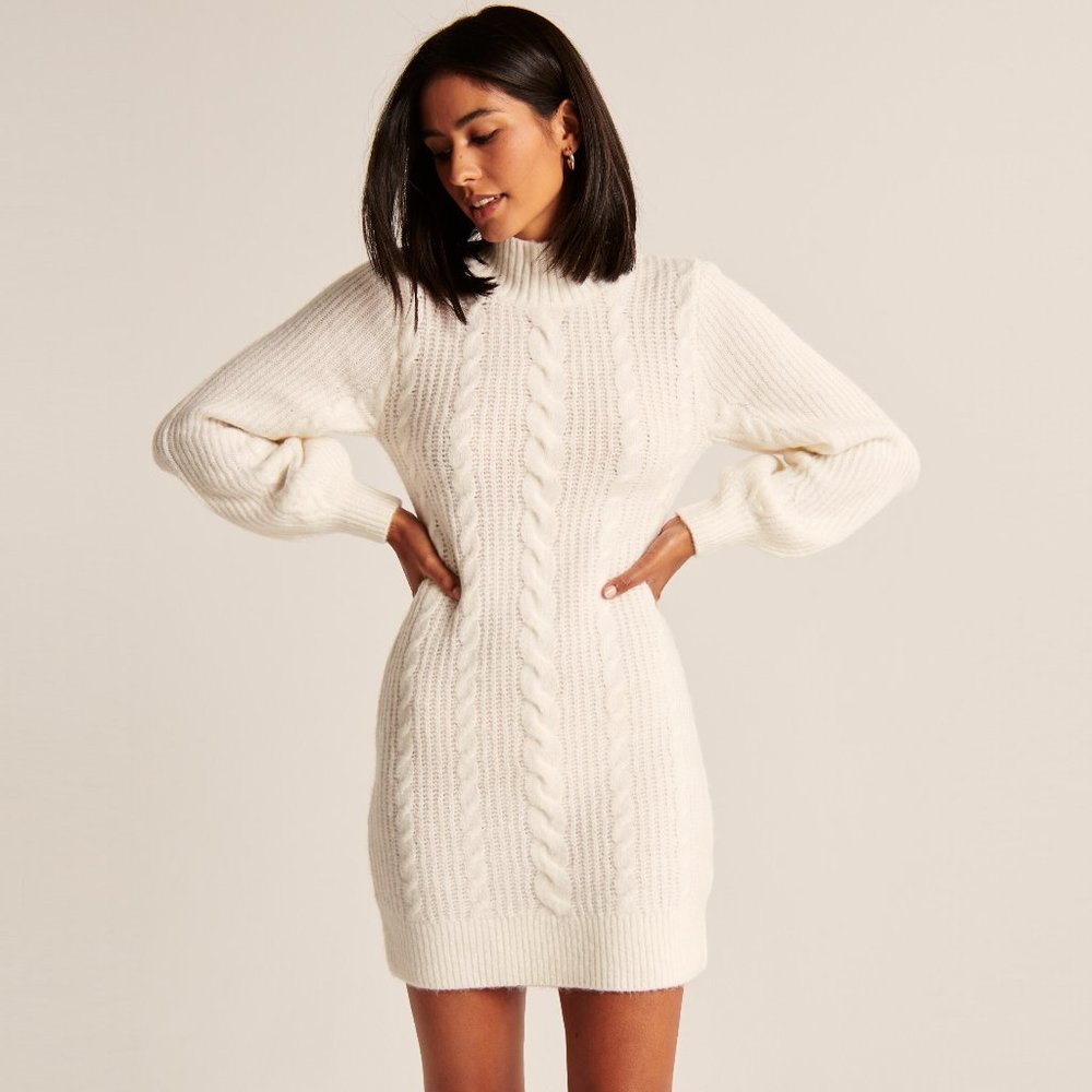 Abercrombie Mockneck Sweater Dress